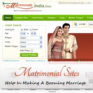 The Matrimonial Sites Help In Making A Booming Marriage