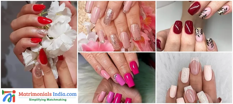 22 Gorgeous Bridal Nail Ideas for Your Big Day : Opulent Bridal Nails